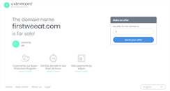 Desktop Screenshot of firstweeat.com